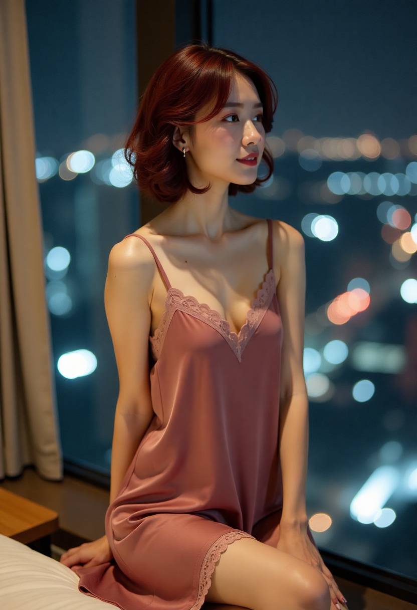 旧港灯火海报
